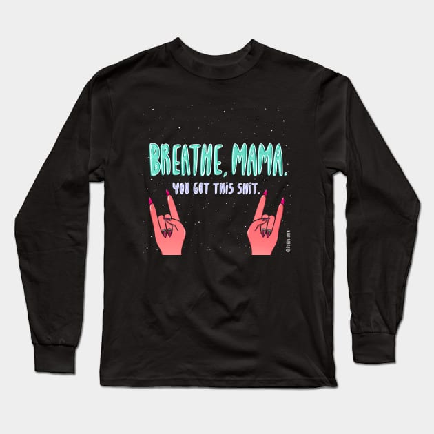 Breathe Long Sleeve T-Shirt by RobinElayn